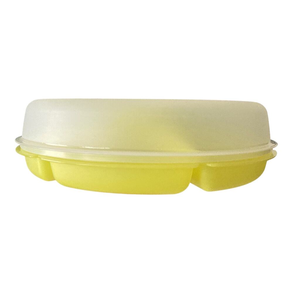 NEW Tupperware Serving Center Set Divided tray ~ domed top & dip bowl w/ lid
